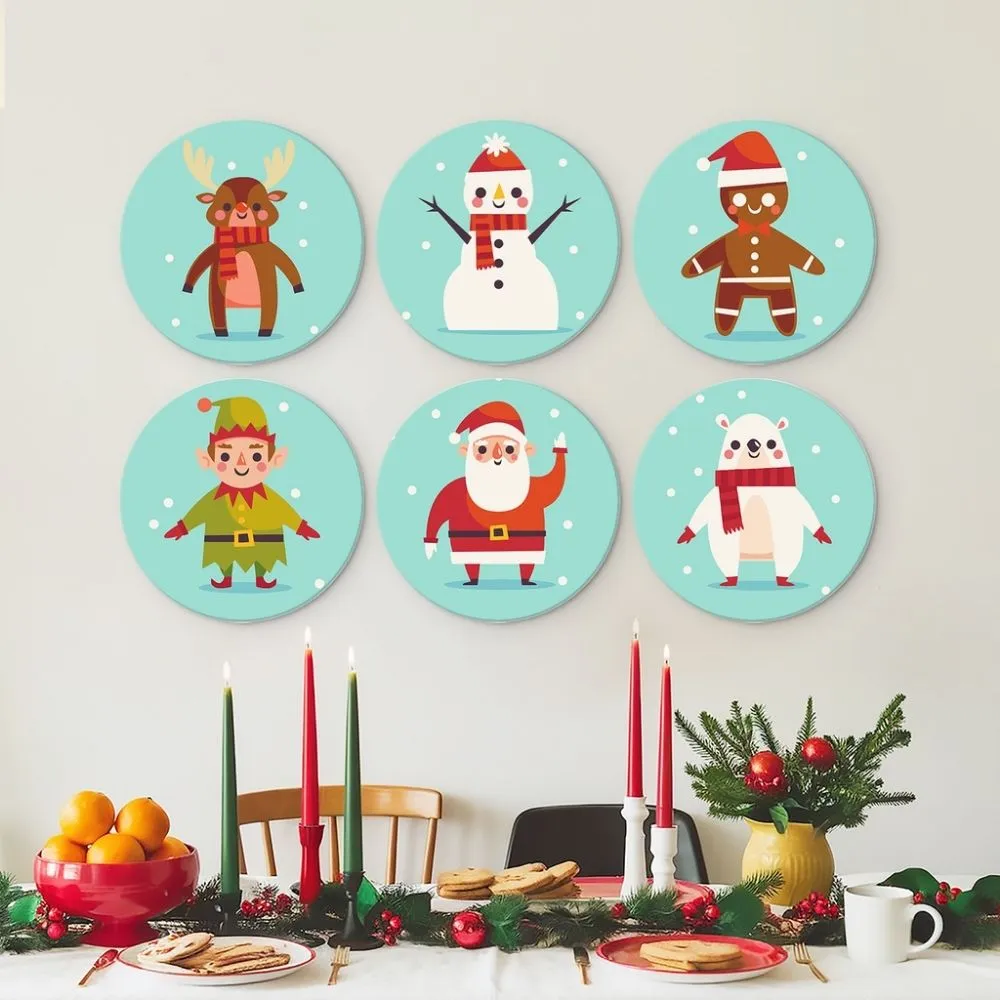 Figured'Art Mini Serie Turquoise feestset 2 schilderen op nummer 6 stuks