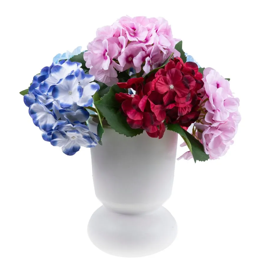 Craft Buddy Forever Flowerz Hortensia kunstbloemen knutselset 16 stelen
