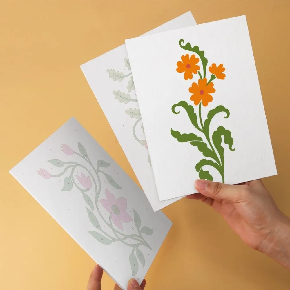 Figured'Art Mini Serie Illustraties wilde bloemen 6x 15x20cm