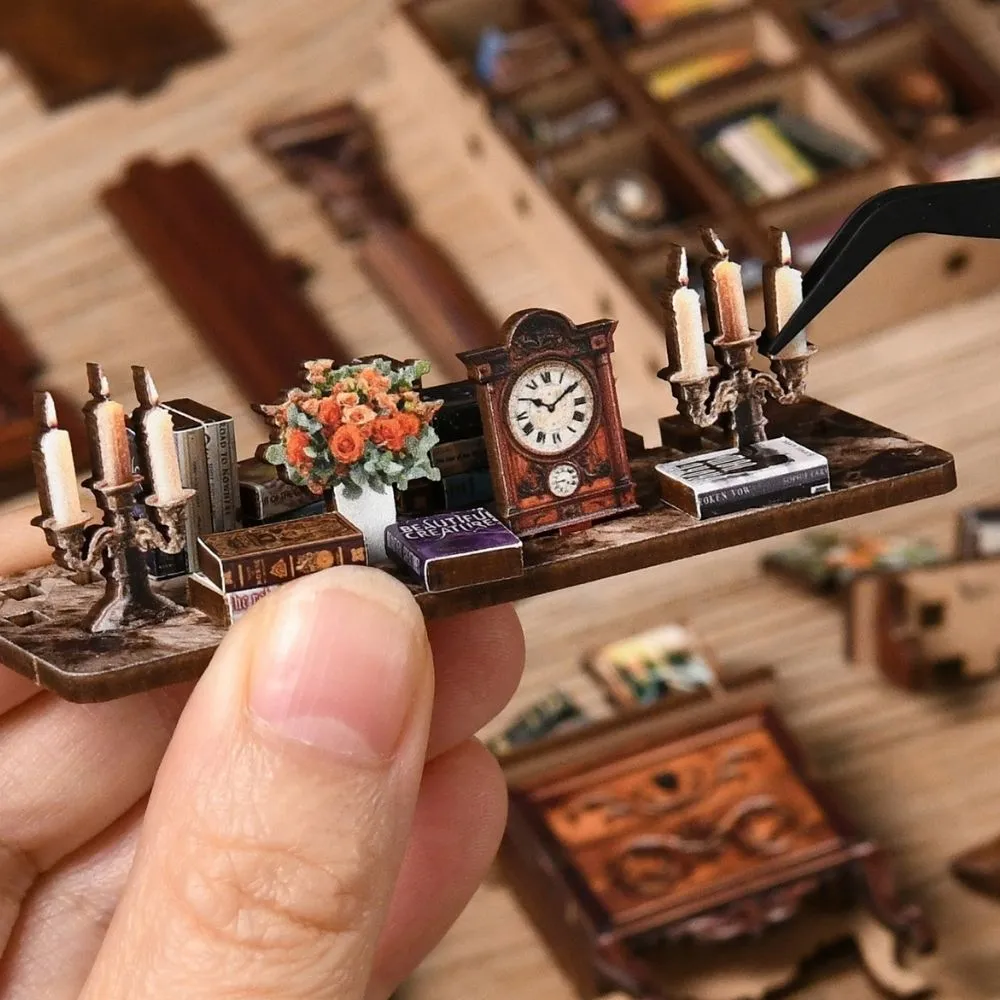 Figured'Art Het Zen-Tuinhuis miniatuurhuisje 3D puzzel 152 stukjes