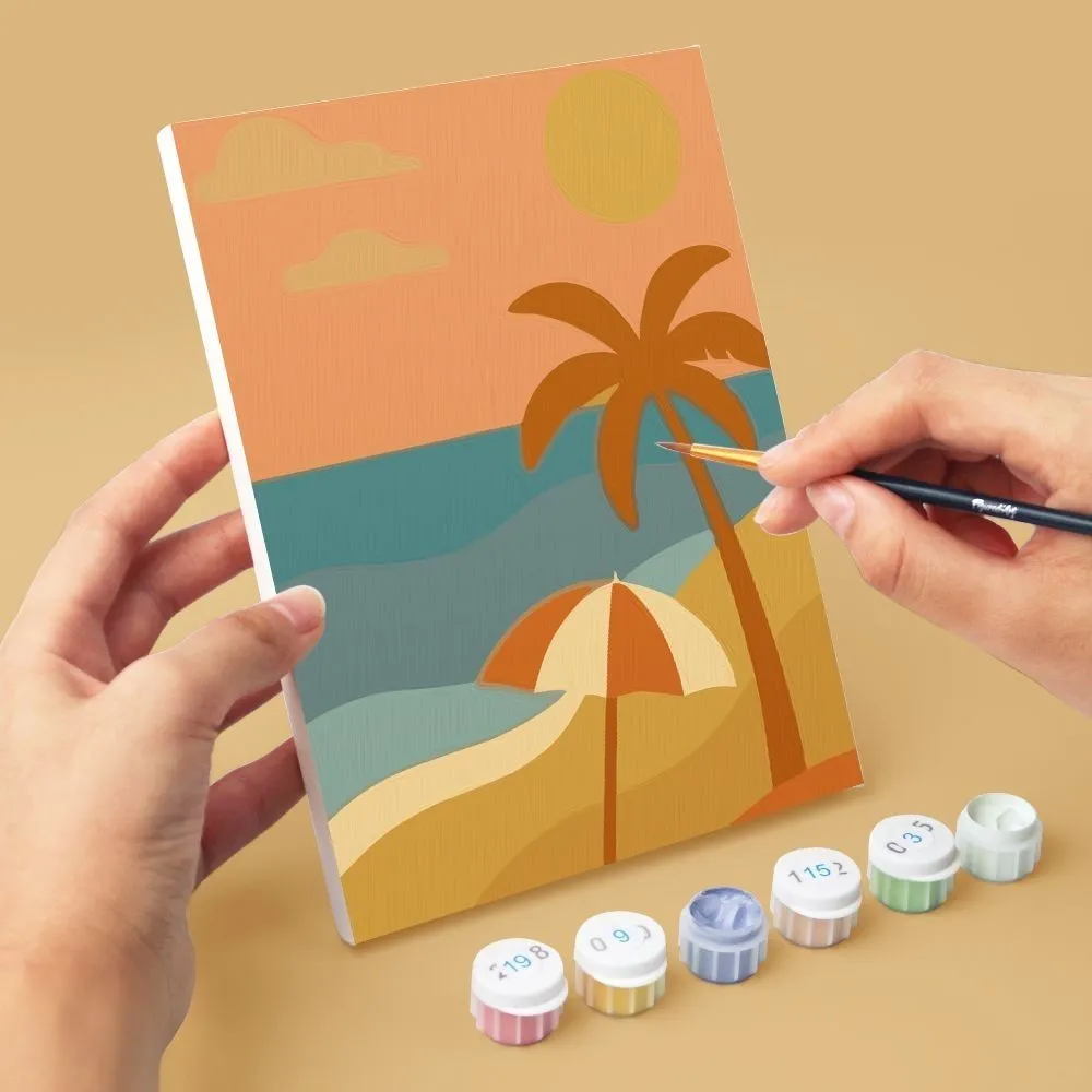 Figured'Art Retro Zomer Vibes schilderen op nummer mini 6x15x20cm