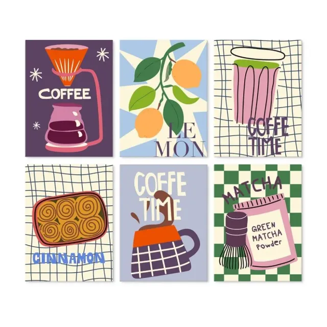 Figured'Art Mini Serie Koffietijd schilderen op nummer 6x 15x20