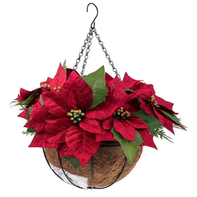 Craft Buddy Forever Flowerz Poinsettia LED hangmand knutselset 10 bloemen