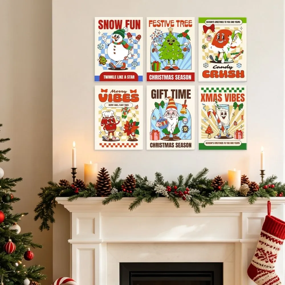 Figured'Art Mini Serie Kerstmis in stripstijl schilderen op nummer
