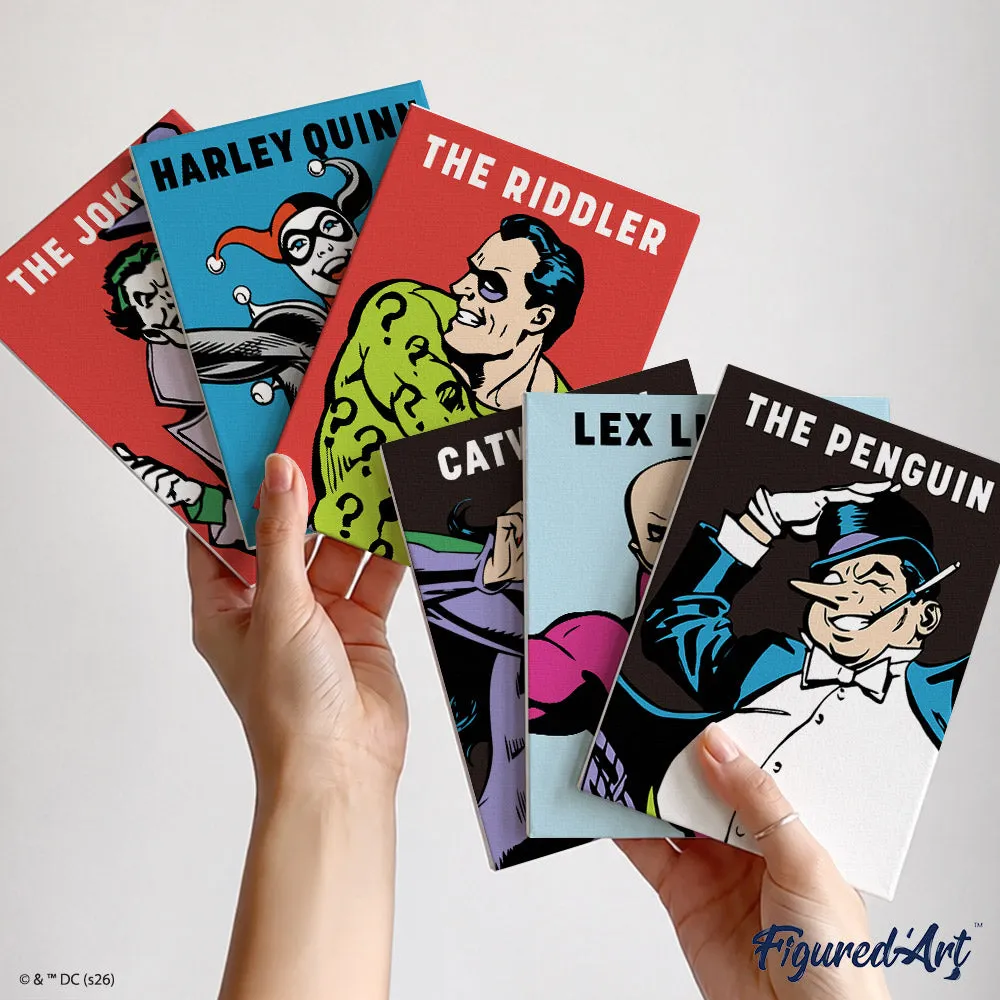Figured'Art Mini DC Schurken schilderen op nummer 6 stuks comics