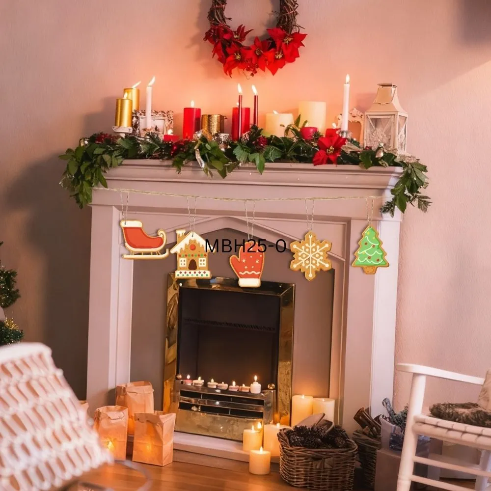 Figured'Art Vreugdevolle Iconen 1 schilderen op nummers kerst 8 stuks