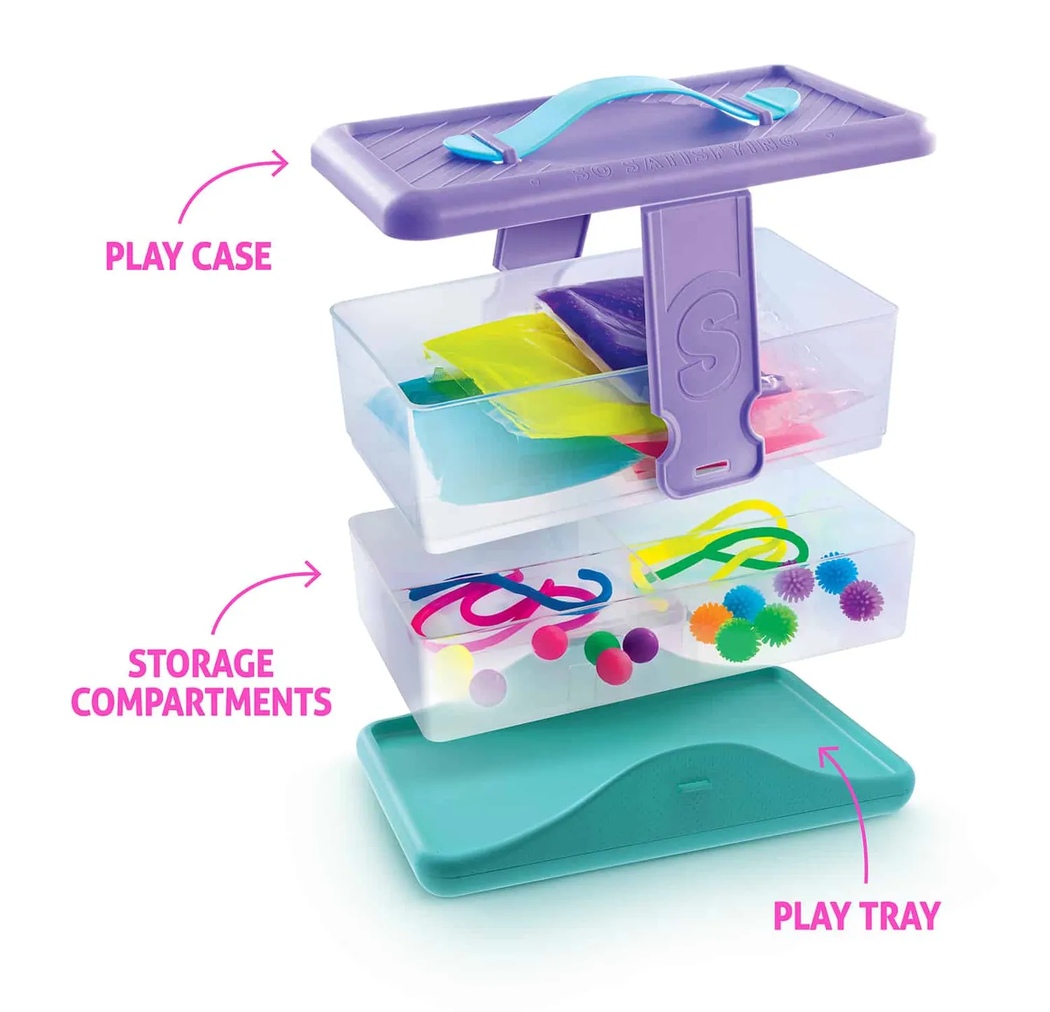 Canal Toys So Slime Fidget Case slijmset bewaardoos