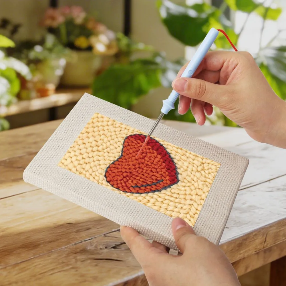 Figured'Art Heerlijke Favorieten 2 punch needle set 4 stuks keuken