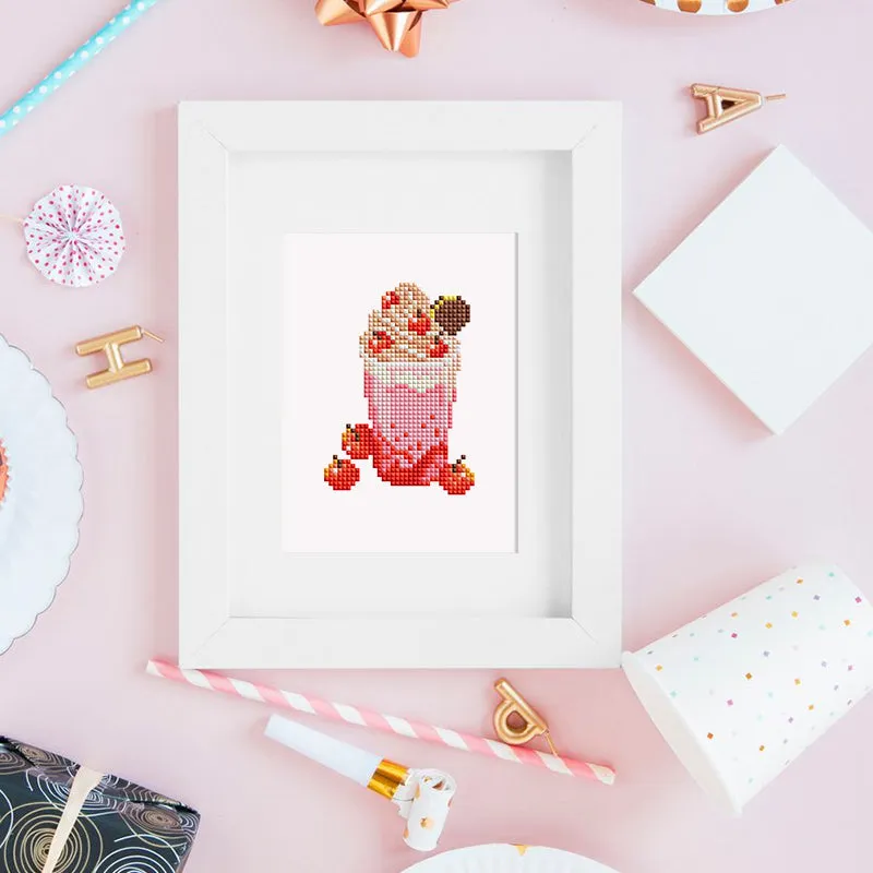 Figured'Art Mini Diamond Painting Dranken en Bloemen 2 stuks