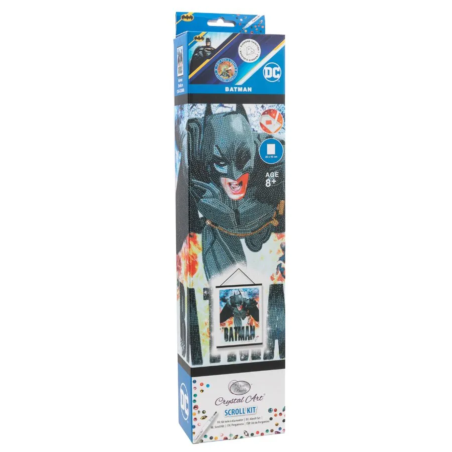 Craft Buddy Crystal Art Batman diamond painting scroll 40x50cm