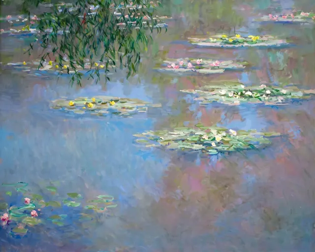 Figured'Art Waterlelies 1903 Monet schilderen op nummer 40x50