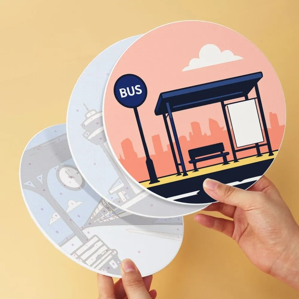 Figured'Art Mini Plekken om te ontdekken schilderen op nummer Ø20cm 6 stuks