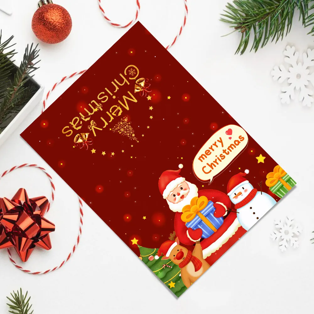 Figured'Art Kerstkaarten Schilderen op Nummer Set 6 stuks DIY