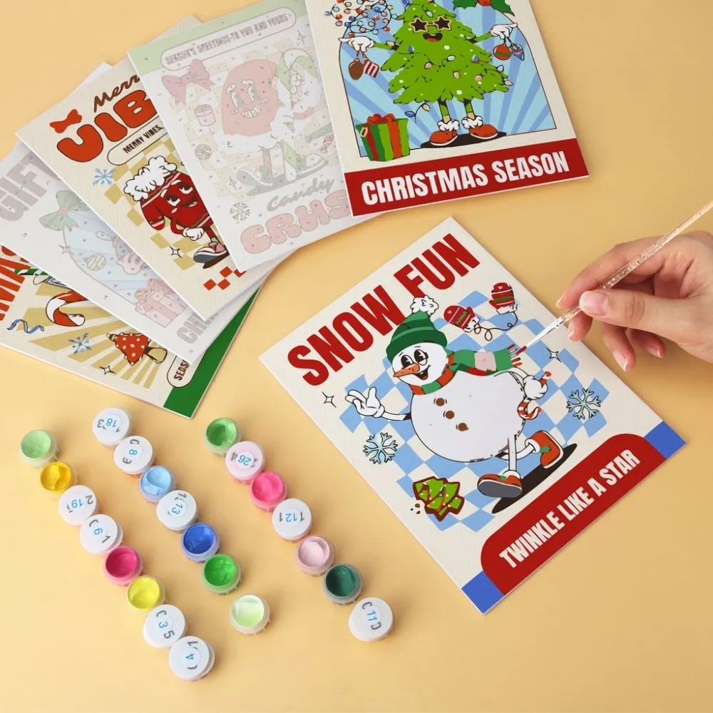 Figured'Art Mini Serie Kerstmis in stripstijl schilderen op nummer