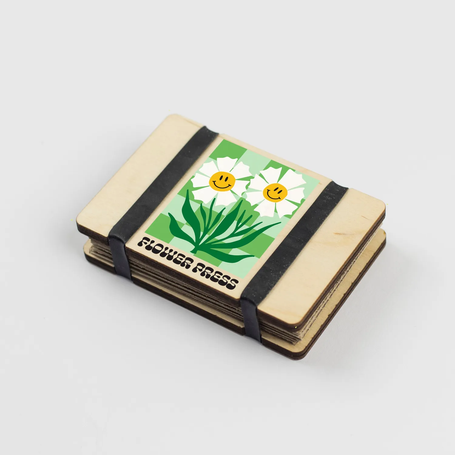 Studio Wald Pocket Flower Press bloemenpers groen 12x8 cm