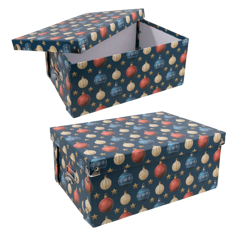 Forever Flowerz opbergdozen kerst set 3 stuks vouwbaar