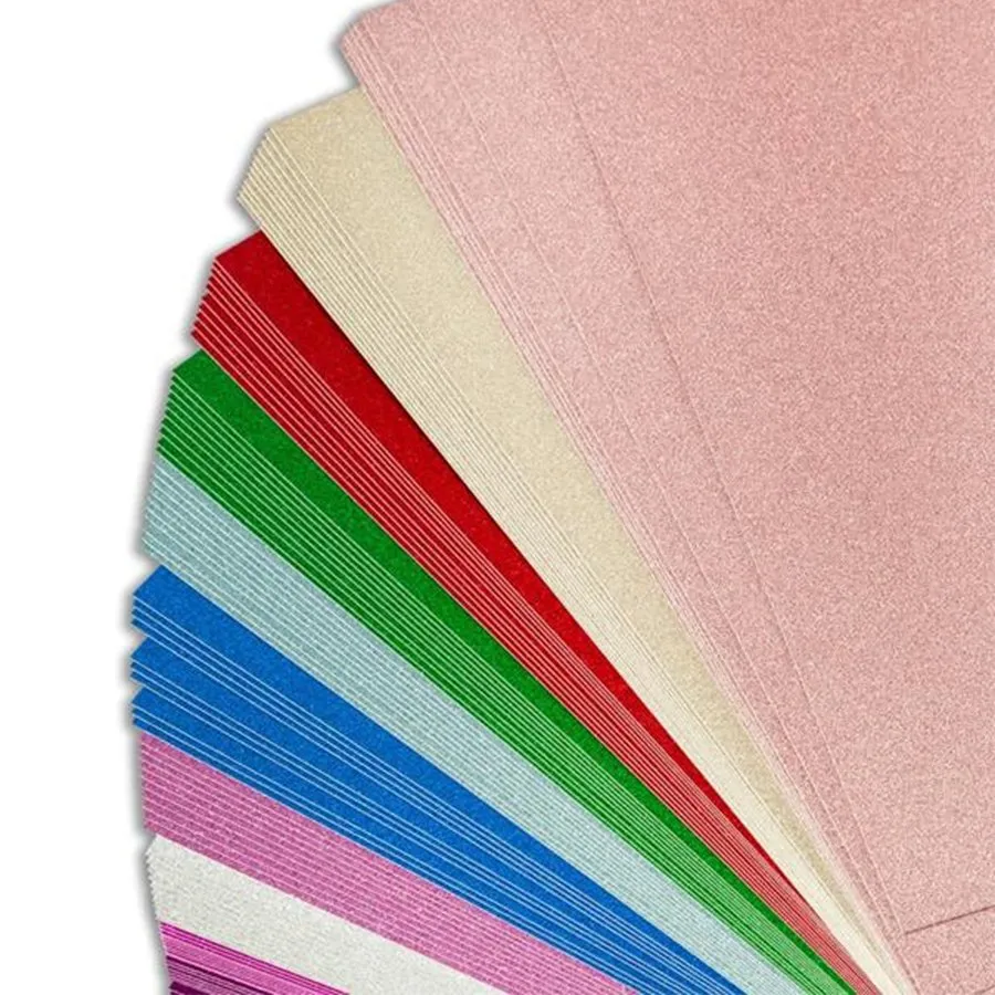 Craft Buddy Glitter Card glitterkarton A4 100 vellen 280gsm
