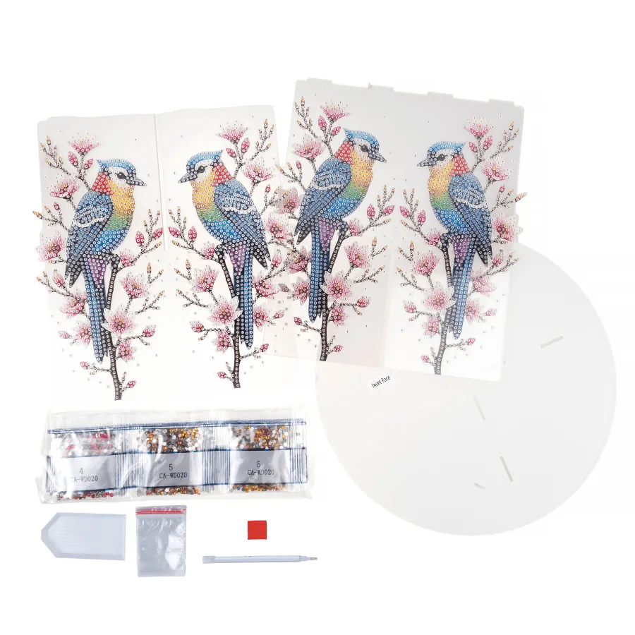 Craft Buddy Crystal Art Bird plantenstandaard acryl 23 cm