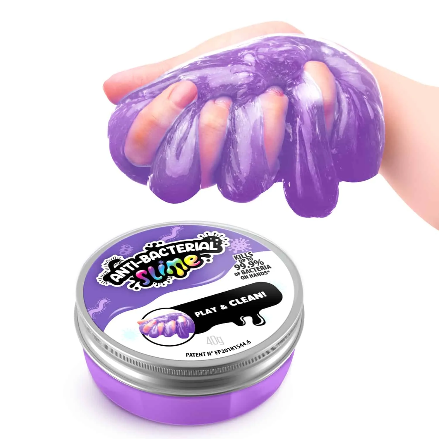 Canal Toys Antibacterieel slijm 6 potjes speelset