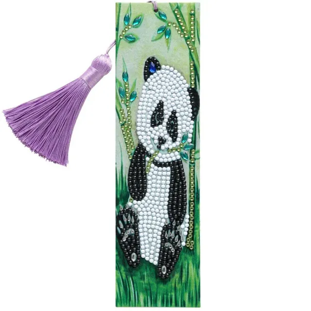 Figured'Art Panda diamond painting boekenlegger 21x6 cm